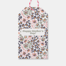 Étiquettes-cadeau Animalier avec Fleurs
