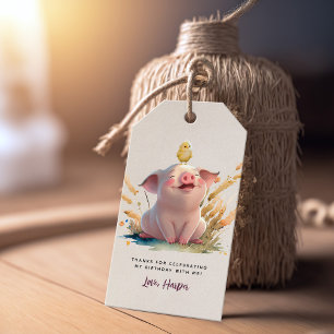 Étiquettes-cadeau Animaux de ferme Anniversaire Fête Favoriser les é
