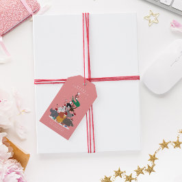 Étiquettes-cadeau Animaux sauvages Noël Arbre de Noël