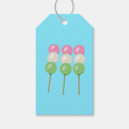 Étiquettes-cadeau Anime Blue Pastel Dango