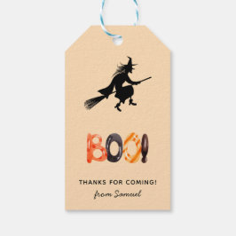 Étiquettes-cadeau Anniversaire d'Halloween pour enfants - Petite sor