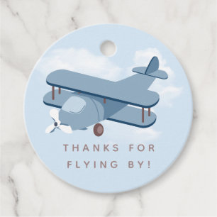 Étiquettes Cadeau Anniversaire du pilote d'aéronef