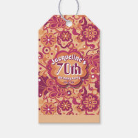 Anniversaire Fleurie Psychedelique Groovy Orange 6