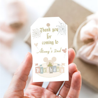 Étiquettes-cadeau Anniversaire le plus heureux sur Terre Anniversair