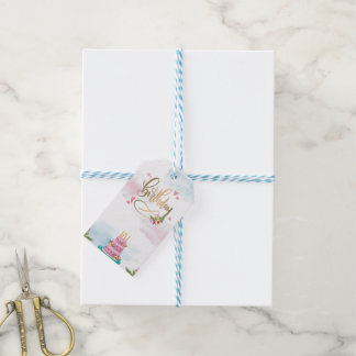 Étiquettes-cadeau Anniversaire Moderne