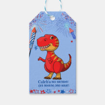 anniversaire patriotique de Dinosaure,