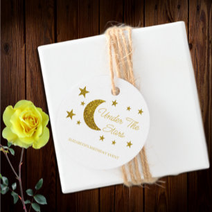 Étiquettes Cadeau Anniversaire Sous Les Étoiles