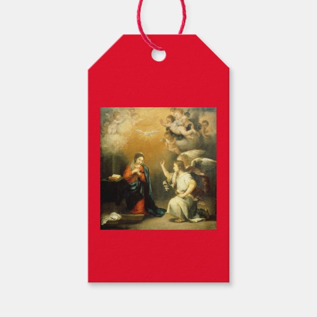 Étiquettes-cadeau ANNONCE DE LA RENAISSANCE BALISES CADEAUX DE L'Ang (Devant)