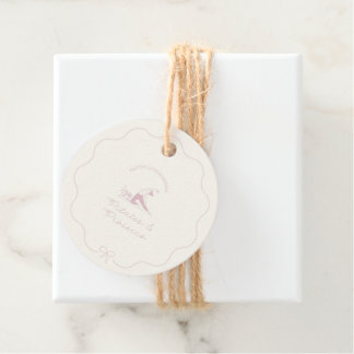 Étiquettes Cadeau Any age pilates and prosecco birthday