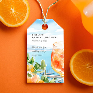 Étiquettes-cadeau Aperol Spritz Amalfi Enterrement de Vie de Jeune F