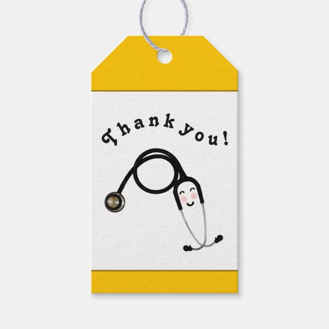 Étiquettes-cadeau Appréciation des infirmières (Devant)