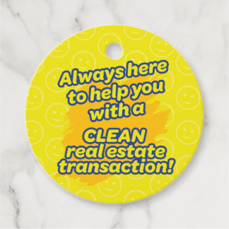 Étiquettes Cadeau Appréciation du client Realtor Pop-By