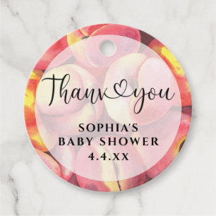 Étiquettes Cadeau Aquarelle - baby shower Merci