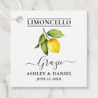 Aquarelle Citron Limoncello Mariage Grazie