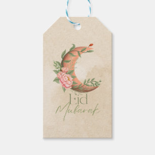 Étiquettes-cadeau Aquarelle Eid Moubarak