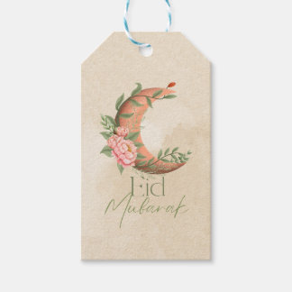 Étiquettes-cadeau Aquarelle Eid Moubarak