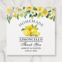 Aquarelle Floral Lemons Limoncello Carré