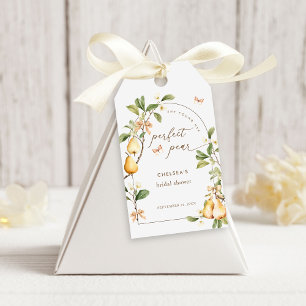 Étiquettes-cadeau Aquarelle Floral Perfect Paire Fête des mariées
