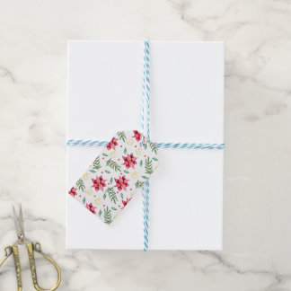 Étiquettes-cadeau Aquarelle florale moderne