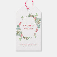 Aquarelle Folio de Noël & Cadre Holly Hexagon
