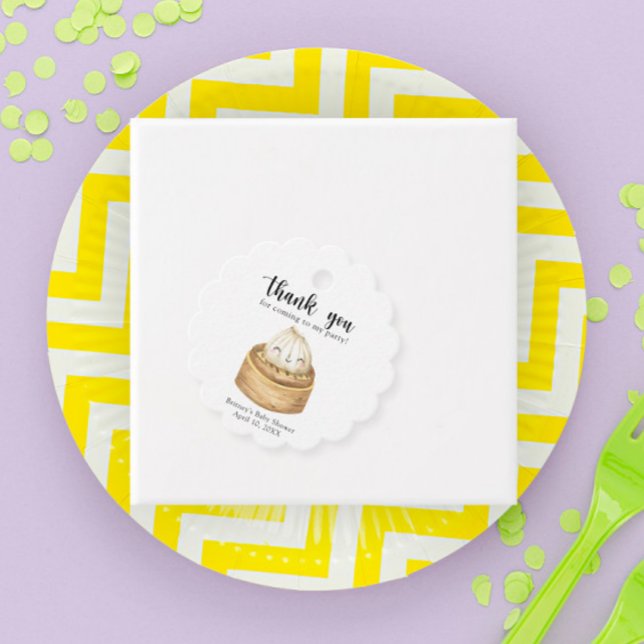Étiquettes Cadeau Aquarelle - merci baby shower (Créateur téléchargé)