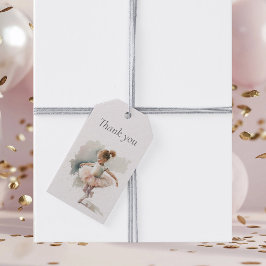Étiquettes-cadeau Aquarelle Petite Ballerina Tags cadeaux