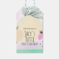 Aquarelle Tous Fruits d'anniversaire Fête dessinés