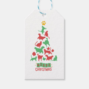ÉTIQUETTES-CADEAU ARBRE CHRISTMAS CUT