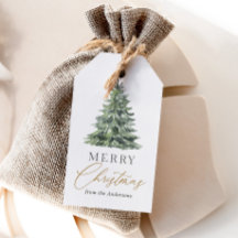 Arbre de Noël aquarelle élégant pour les fêtes