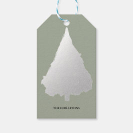 Étiquettes-cadeau Arbre de Noël Arbre moderne Vacances