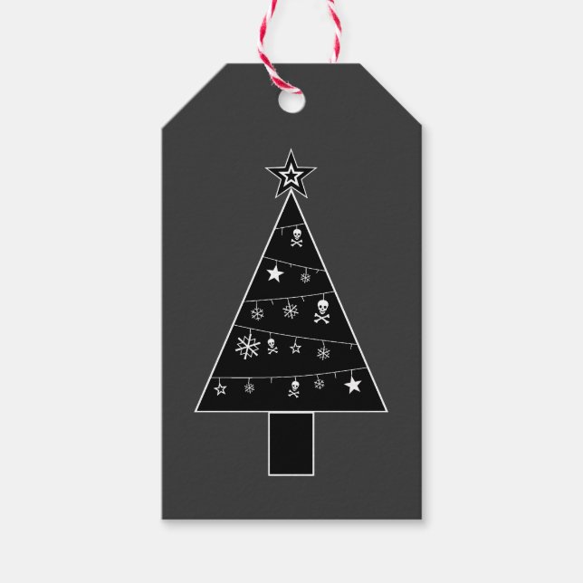 Étiquettes-cadeau Arbre de Noël de DOOM (Devant)