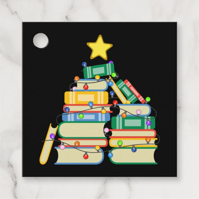Étiquettes Cadeau Arbre de Noël II (Devant)