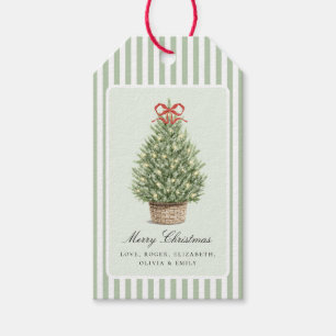 Étiquettes-cadeau Arbre de Noël personnalisé Prépa Côtière
