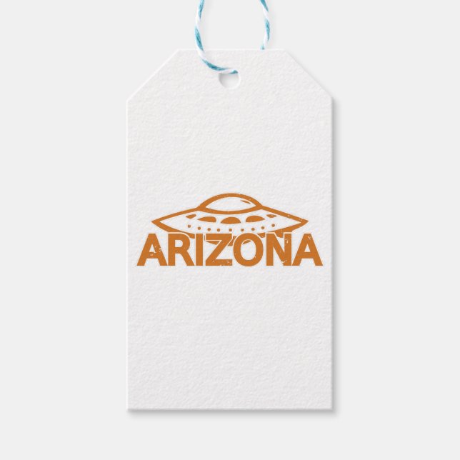 Étiquettes-cadeau Arizona UFO (Devant)