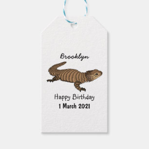 Étiquettes-cadeau Armadillo girdled lizard