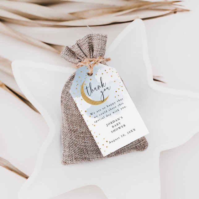 Étiquettes-cadeau Au-dessus de la Parties scintillant de la Lune, Ba (Créateur téléchargé)