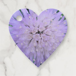 Étiquettes Cadeau Autocollant à étoile de fleurs violette