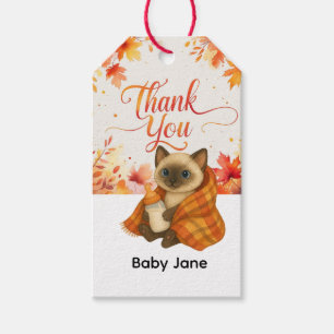 Étiquettes-cadeau Automne Baby shower d'automne pour Amoureux de les