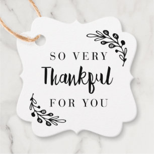Étiquettes Cadeau Automne Rustique Automne Thanksgiving Holiday Cade