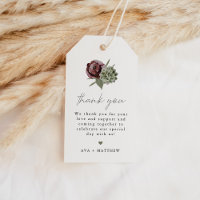 AVA Boho Bourgogne Floral Merci Succulent