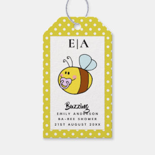 Étiquettes-cadeau Ba-BEE Baby shower mignon Merci Favoriser