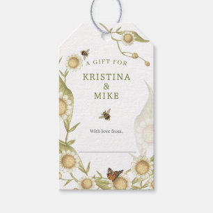 Étiquettes-cadeau Baby in Bloom Baby shower Affichage douche