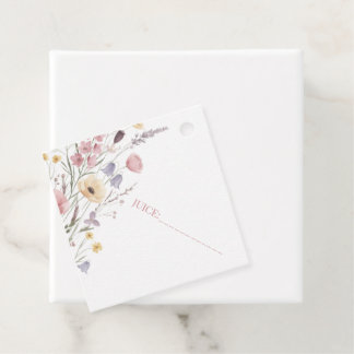 Étiquettes Cadeau Baby in Bloom Baby Shower Drinks Lables