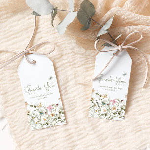 Étiquettes-cadeau Baby in Bloom Girl Baby shower Favoriser