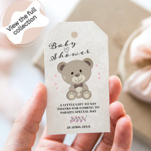 Baby shower À Thème Ours Teddy (Filles Rose) Don T