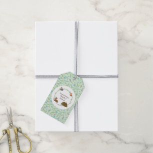 Étiquettes-cadeau Baby shower animal de la forêt
