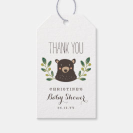 Étiquettes-cadeau Baby shower Bear Cub