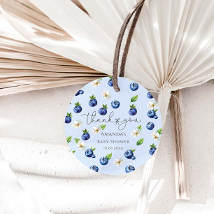 Étiquettes Cadeau Baby shower Berry Sweet Blueberry