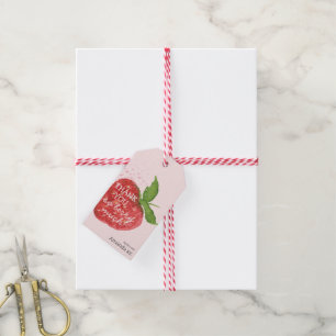Étiquettes-cadeau Baby shower Berry Sweet Strawberry