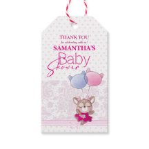 Baby shower. Cerf de bébé rose